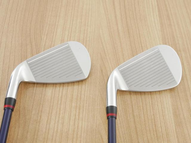 Iron set : Daiwa : ชุดเหล็ก Daiwa OnOff AKA (ออกปี 2021 หน้าเด้ง Maraging ยืดยุบได้ ตีง่าย นุ่ม ไกลมากๆ) มีเหล็ก 6-Pw,Aw,Sw (7 ชิ้น) ก้านกราไฟต์ Flex R