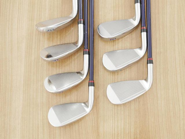 Iron set : Daiwa : ชุดเหล็ก Daiwa OnOff AKA (ออกปี 2021 หน้าเด้ง Maraging ยืดยุบได้ ตีง่าย นุ่ม ไกลมากๆ) มีเหล็ก 6-Pw,Aw,Sw (7 ชิ้น) ก้านกราไฟต์ Flex R