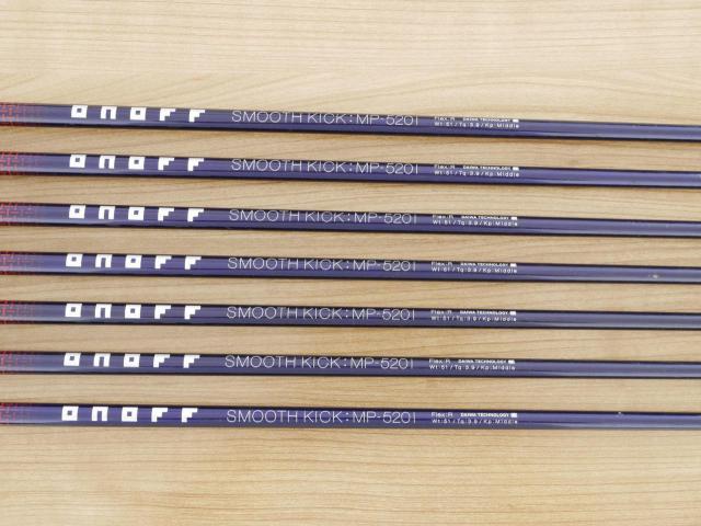 Iron set : Daiwa : ชุดเหล็ก Daiwa OnOff AKA (ออกปี 2021 หน้าเด้ง Maraging ยืดยุบได้ ตีง่าย นุ่ม ไกลมากๆ) มีเหล็ก 6-Pw,Aw,Sw (7 ชิ้น) ก้านกราไฟต์ Flex R