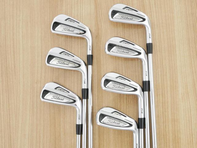 Iron set : Titleist : ชุดเหล็ก Titleist AP2 714 Forged มีเหล็ก 4-Pw (7 ชิ้น) ก้านเหล็ก NS Pro 105T Flex S