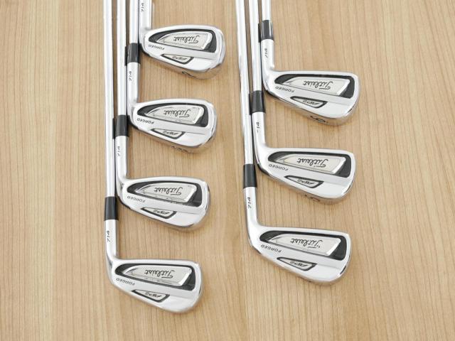 Iron set : Titleist : ชุดเหล็ก Titleist AP2 714 Forged มีเหล็ก 4-Pw (7 ชิ้น) ก้านเหล็ก NS Pro 105T Flex S