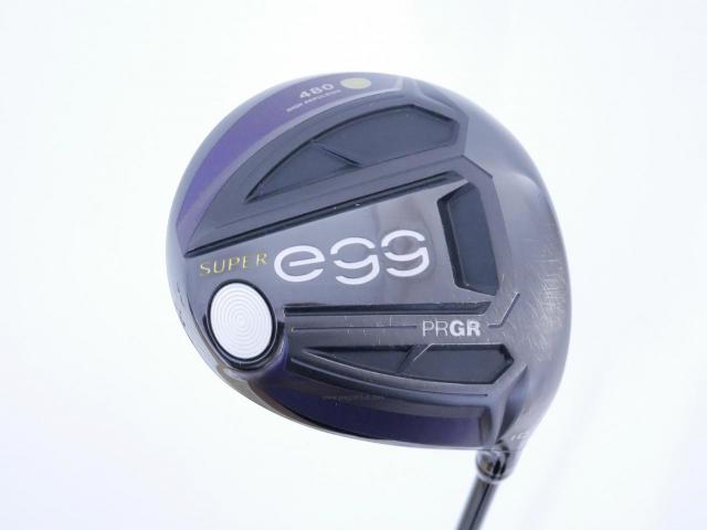 Driver : PRGR : ไดรเวอร์ PRGR Super EGG 480cc. (ปี 2021 หน้าเด้งเกินกฏ ตีไกลมาก) Loft 10.5 Flex R (M-37)