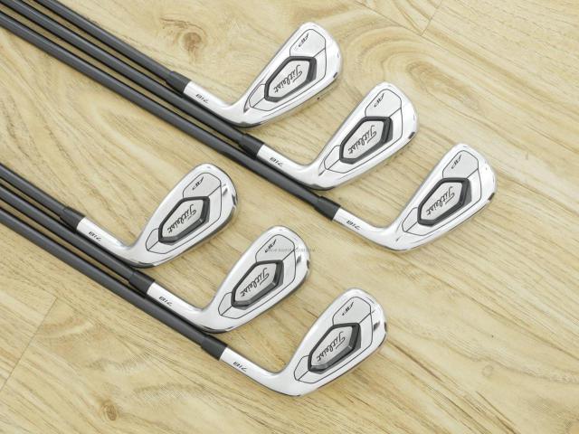 Iron set : Titleist : ชุดเหล็ก Titleist AP3 718 Forged (ออกปี 2018) มีเหล็ก 5-Pw (6 ชิ้น) ก้านกราไฟต์ Fujikura MCI 70 Flex R