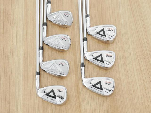 Iron set : PRGR : ชุดเหล็ก PRGR ID Nabla RS Titan Face (ปี 2015 หน้าเด้ง ตีไกล) มีเหล็ก 6-Pw,Aw,Sw (7 ชิ้น) ก้านกราไฟต์ Mitsubishi Rayon M-40 (Flex SR)