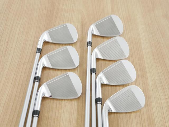 Iron set : PRGR : ชุดเหล็ก PRGR ID Nabla RS Titan Face (ปี 2015 หน้าเด้ง ตีไกล) มีเหล็ก 6-Pw,Aw,Sw (7 ชิ้น) ก้านกราไฟต์ Mitsubishi Rayon M-40 (Flex SR)