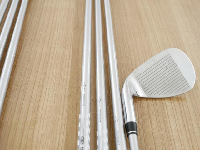 Iron set : PRGR : ชุดเหล็ก PRGR ID Nabla RS Titan Face (ปี 2015 หน้าเด้ง ตีไกล) มีเหล็ก 6-Pw,Aw,Sw (7 ชิ้น) ก้านกราไฟต์ Mitsubishi Rayon M-40 (Flex SR)