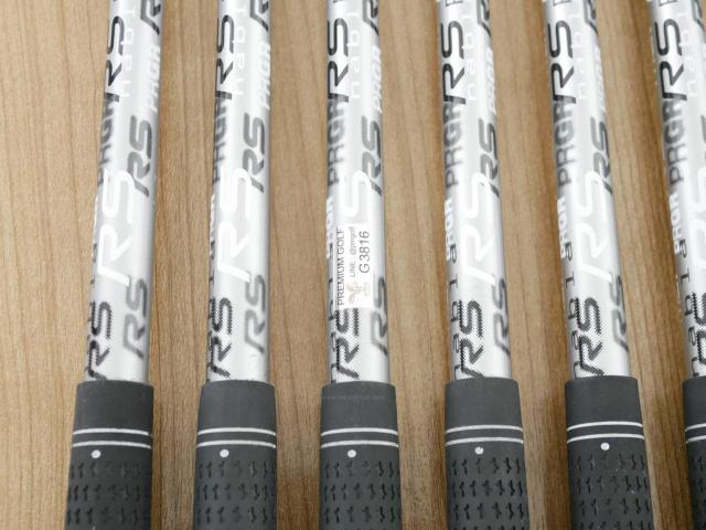 Iron set : PRGR : ชุดเหล็ก PRGR ID Nabla RS Titan Face (ปี 2015 หน้าเด้ง ตีไกล) มีเหล็ก 6-Pw,Aw,Sw (7 ชิ้น) ก้านกราไฟต์ Mitsubishi Rayon M-40 (Flex SR)