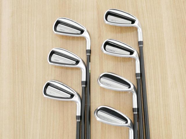 Iron set : Tourstage : ชุดเหล็ก Tourstage PHYZ III (ปี 2017 ซีรี่ย์ท๊อป ใบใหญ่ ตีง่าย ไกล) มีเหล็ก 6-Pw,Aw,Sw (7 ชิ้น) ก้านกราไฟต์ Flex R