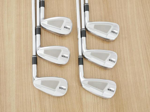 Iron set : PRGR : ชุดเหล็ก PRGR 01 Forged (Titanium Core ปี 2021) มีเหล็ก 5-Pw (6 ชิ้น) ก้านเหล็ก NS Pro Modus 105 Flex S