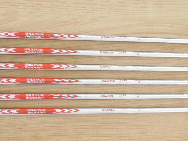 Iron set : PRGR : ชุดเหล็ก PRGR 01 Forged (Titanium Core ปี 2021) มีเหล็ก 5-Pw (6 ชิ้น) ก้านเหล็ก NS Pro Modus 105 Flex S