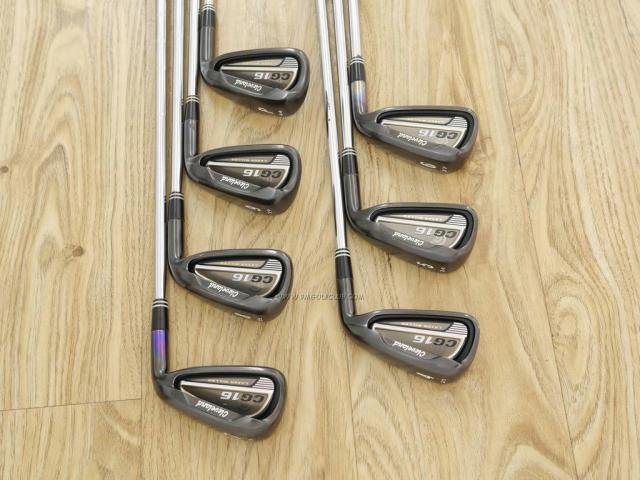 Iron set : Other Brand : ชุดเหล็ก Cleveland CG16 มีเหล็ก 4-Pw (7 ชิ้น) ก้านเหล็ก NS Pro 1030 Flex R