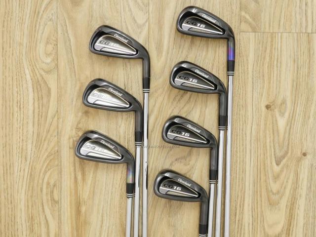 Iron set : Other Brand : ชุดเหล็ก Cleveland CG16 มีเหล็ก 4-Pw (7 ชิ้น) ก้านเหล็ก NS Pro 1030 Flex R