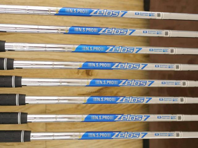 Iron set : Yonex : ชุดเหล็ก Yonex Royal E-Zone (รุ่นปี 2020 หน้าเด้งสุดๆ ตีไกลสุดๆ) มีเหล็ก 6-Pw,Aw,As,Sw (8 ชิ้น เหล็ก 6 ระยะเท่าเบอร์ 5 รุ่นอื่น) ก้านเหล็ก NS Pro Zelos 7 Flex R