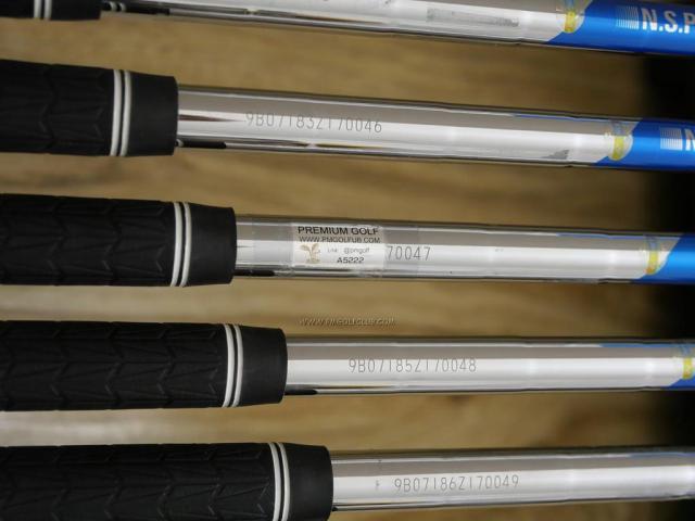 Iron set : Yonex : ชุดเหล็ก Yonex Royal E-Zone (รุ่นปี 2020 หน้าเด้งสุดๆ ตีไกลสุดๆ) มีเหล็ก 6-Pw,Aw,As,Sw (8 ชิ้น เหล็ก 6 ระยะเท่าเบอร์ 5 รุ่นอื่น) ก้านเหล็ก NS Pro Zelos 7 Flex R