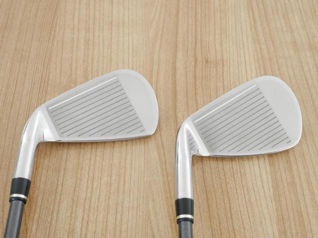 Iron set : Other Brand : ชุดเหล็ก Wilson TAB TC-1 (รุ่นท๊อปสุด หน้าเด้ง ตีไกล) มีเหล็ก 5-Pw,Sw (7 ชิ้น) ก้านกราไฟต์ Flex S