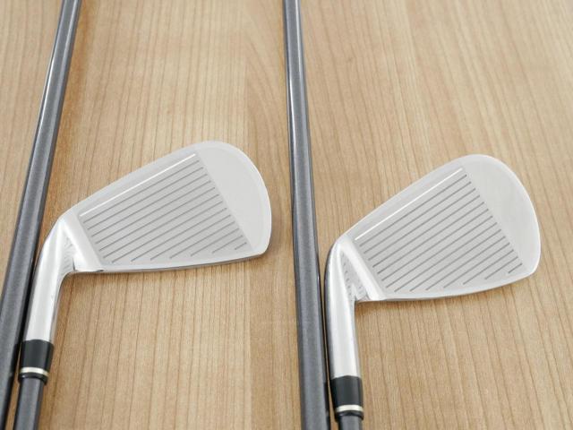 Iron set : Other Brand : ชุดเหล็ก Wilson TAB TC-1 (รุ่นท๊อปสุด หน้าเด้ง ตีไกล) มีเหล็ก 5-Pw,Sw (7 ชิ้น) ก้านกราไฟต์ Flex S