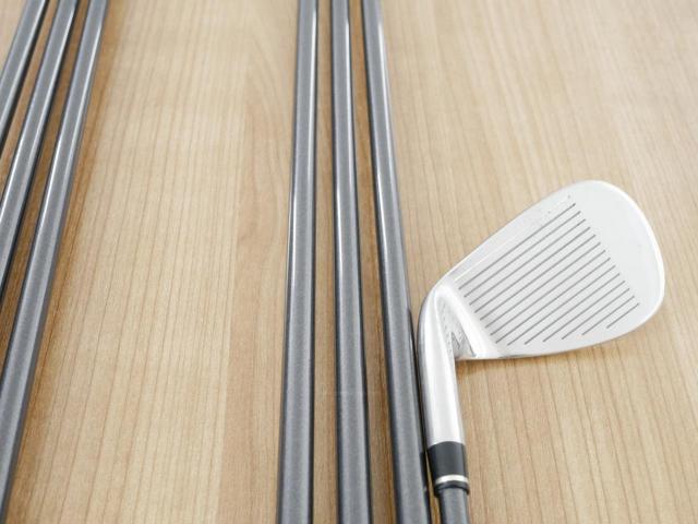 Iron set : Other Brand : ชุดเหล็ก Wilson TAB TC-1 (รุ่นท๊อปสุด หน้าเด้ง ตีไกล) มีเหล็ก 5-Pw,Sw (7 ชิ้น) ก้านกราไฟต์ Flex S