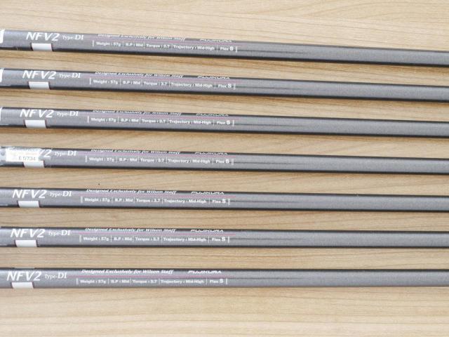 Iron set : Other Brand : ชุดเหล็ก Wilson TAB TC-1 (รุ่นท๊อปสุด หน้าเด้ง ตีไกล) มีเหล็ก 5-Pw,Sw (7 ชิ้น) ก้านกราไฟต์ Flex S