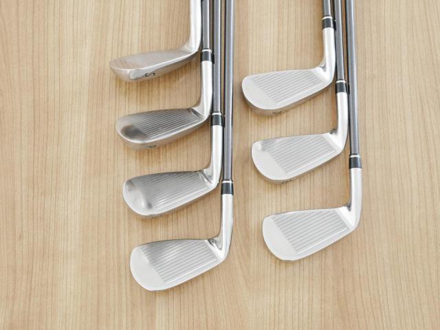 Iron set : Other Brand : ชุดเหล็ก Wilson TAB TC-1 (รุ่นท๊อปสุด หน้าเด้ง ตีไกล) มีเหล็ก 5-Pw,Sw (7 ชิ้น) ก้านกราไฟต์ Flex S
