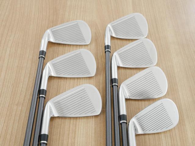 Iron set : Other Brand : ชุดเหล็ก Wilson TAB TC-1 (รุ่นท๊อปสุด หน้าเด้ง ตีไกล) มีเหล็ก 5-Pw,Sw (7 ชิ้น) ก้านกราไฟต์ Flex S