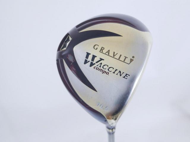 Driver : Other Brand : Gravity Waccine Compo (ไดรเวอร์ Hi-end หน้าเด้งเกินกฏ 455cc.) Loft 10.5 สุดยอดก้าน Crazy Sports Type-A Flex R