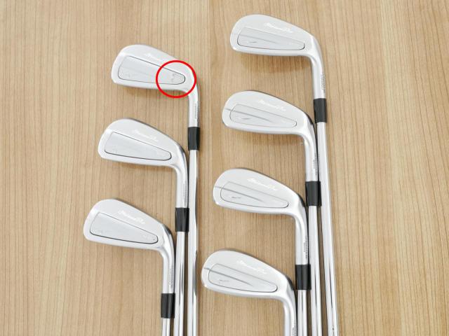 Iron set : Mizuno : **มีตำหนิ** ชุดเหล็ก Mizuno Pro M-13 Forged (รุ่นล่าสุด ออกปี 2025 หล่อ นุ่ม ระยะดี) มีเหล็ก 5-Pw,Gw (7 ชิ้น) ก้านเหล็ก Dynamic Gold 105 S200