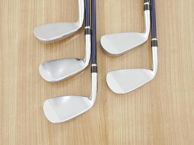 Iron set : Mizuno : ชุดเหล็ก Mizuno JPX EIII Hot Metal (รุ่นท้อป หน้าเด้ง ตีไกล) มีเหล็ก 6-Pw (5 ชิ้น) ก้านกราไฟต์ Flex R