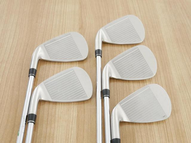 Iron set : PRGR : ชุดเหล็ก PRGR Red Titan Face (รุ่นปี 2018 หน้าเด้ง ตีไกลมาก) มีเหล็ก 6-Pw (5 ชิ้น) ก้านเหล็ก NS Pro 075 Flex R (M37)