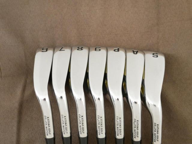 Iron set : Katana : ชุดเหล็ก Katana Sword ATC-589b (ปี 2017) มีเหล็ก 6-Pw,Aw,Sw (7 ชิ้น) ก้านกราไฟต์ Fujikura Speeder 589 Flex R