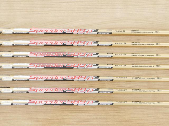 Iron set : Katana : ชุดเหล็ก Katana Sword ATC-589b (ปี 2017) มีเหล็ก 6-Pw,Aw,Sw (7 ชิ้น) ก้านกราไฟต์ Fujikura Speeder 589 Flex R