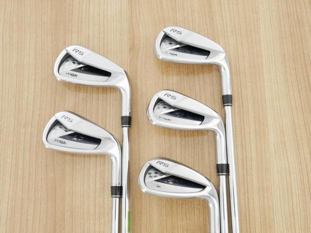 Iron set : PRGR : ชุดเหล็ก PRGR RS Titanium Face (ออกปี 2017 ตีไกล) มีเหล็ก 6-Pw (5 ชิ้น) ก้านเหล็ก NS Pro 95 Flex S (M-43)
