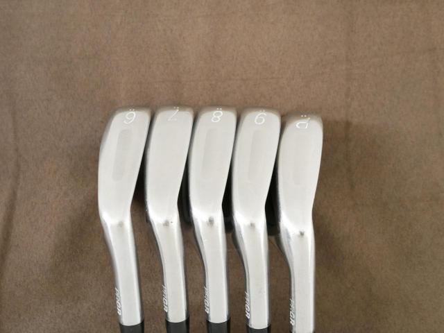 Iron set : PRGR : ชุดเหล็ก PRGR RS Titanium Face (ออกปี 2017 ตีไกล) มีเหล็ก 6-Pw (5 ชิ้น) ก้านเหล็ก NS Pro 95 Flex S (M-43)
