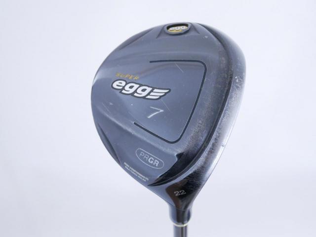Fairway Wood : PRGR : หัวไม้ 7 PRGR Super Egg (หน้าเด้งเกินกฏ COR 0.84 ออกปี 2018 หายากมาก) Loft 22 Flex R (M-37)