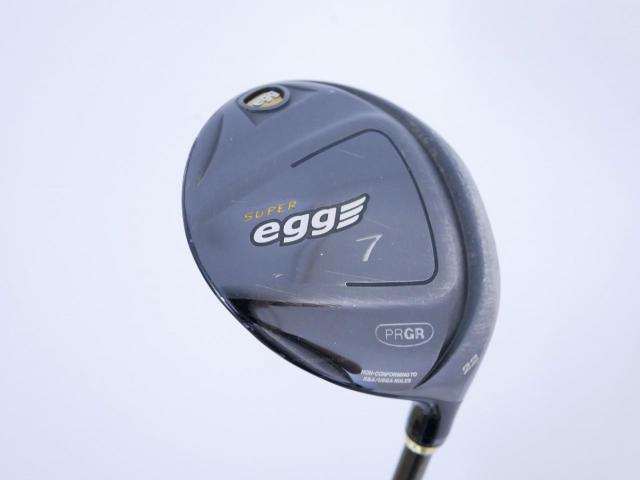Fairway Wood : PRGR : หัวไม้ 7 PRGR Super Egg (หน้าเด้งเกินกฏ COR 0.84 ออกปี 2018 หายากมาก) Loft 22 Flex R (M-37)