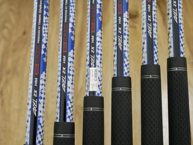Iron set : Tsuruya : ชุดเหล็ก Tsuruya AXEL ZX HM (ใบใหญ่ หน้าเด้ง ตีไกลมาก) มีเหล็ก 6-Pw,Sw (6 ชิ้น) ก้านกราไฟต์ Flex R
