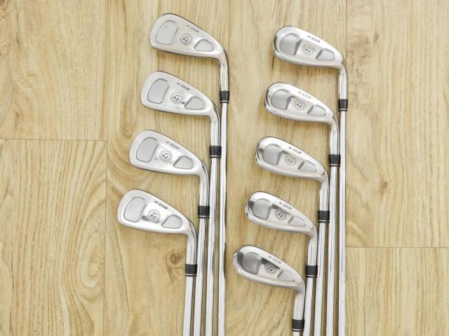 Iron set : Taylormade : ชุดเหล็ก Taylormade X-03 (หน้า Titanium รุ่นท็อป) มีเหล็ก 4-Pw,Aw,Sw (9 ชิ้น) ก้านเหล็ก NS Pro 950 Flex R