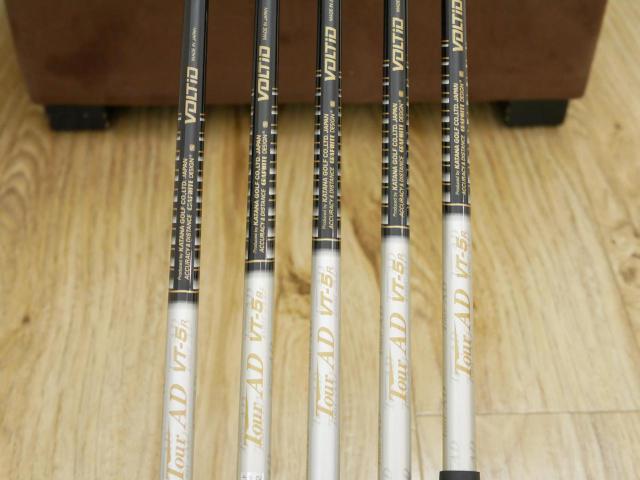 Iron set : Katana : ชุดเหล็กกระเทย Katana Voltio G Series มีเหล็ก 7-Pw,Aw (5 ชิ้น ระยะเทียบเท่า เหล็ก 6-Pw) ก้าน Tour AD VT-5 Flex R