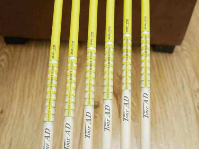 Iron set : Epon : ชุดเหล็ก EPON AF-707 Forged (รุ่นล่าสุด ปี 2024 ใบใหญ่ ตีง่าย ไกล) มีเหล็ก 6-Pw,Aw (6 ชิ้น) ก้านกราไฟต์ Tour AD 75 Flex R