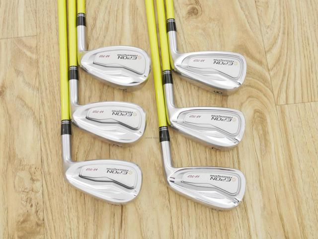 Iron set : Epon : ชุดเหล็ก EPON AF-707 Forged (รุ่นล่าสุด ปี 2024 ใบใหญ่ ตีง่าย ไกล) มีเหล็ก 6-Pw,Aw (6 ชิ้น) ก้านกราไฟต์ Tour AD 75 Flex R