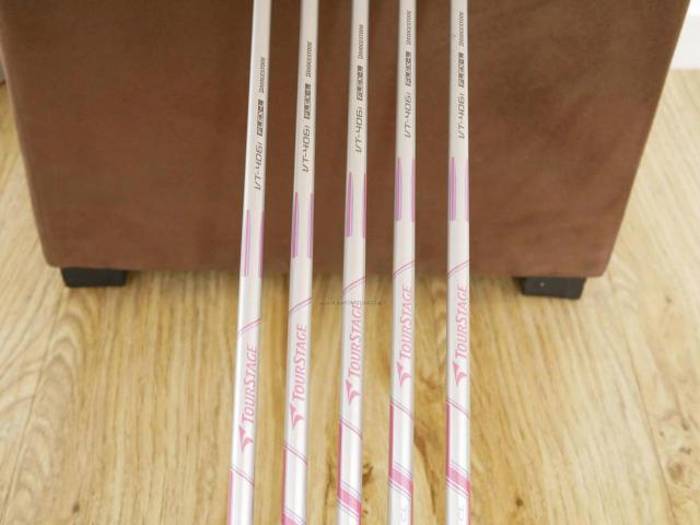 Lady club : All : ชุดเหล็ก Bridgestone VIQ CL (ใบใหญ่ ตีง่ายมาก) มีเหล็ก 6-Pw (5 ชิ้น) ก้านกราไฟต์ Flex L