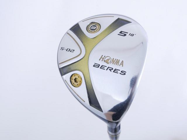 Fairway Wood : Honma : **ก้าน 4 ดาว** หัวไม้ 5 Honma Beres S-02 Loft 18 ก้าน ARMRQ 6 (49) Flex S (4 ดาว)