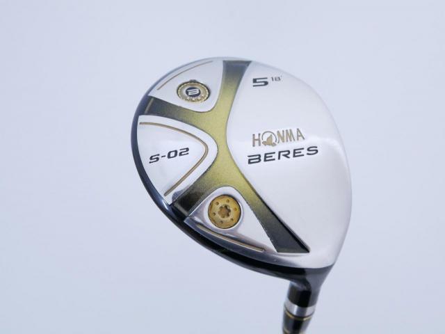 Fairway Wood : Honma : **ก้าน 4 ดาว** หัวไม้ 5 Honma Beres S-02 Loft 18 ก้าน ARMRQ 6 (49) Flex S (4 ดาว)