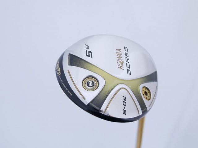 Fairway Wood : Honma : **ก้าน 4 ดาว** หัวไม้ 5 Honma Beres S-02 Loft 18 ก้าน ARMRQ 6 (49) Flex S (4 ดาว)