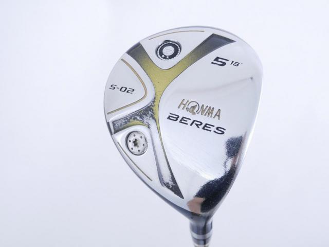 Fairway Wood : Honma : หัวไม้ 5 Honma Beres S-02 Loft 18 ก้าน ARMRQ 6 (49) Flex R (2 ดาว)