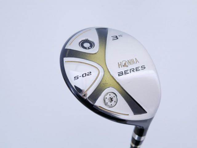 Fairway Wood : Honma : หัวไม้ 3 Honma Beres S-02 Loft 15 ก้าน ARMRQ 6 (49) Flex SR (2 ดาว)