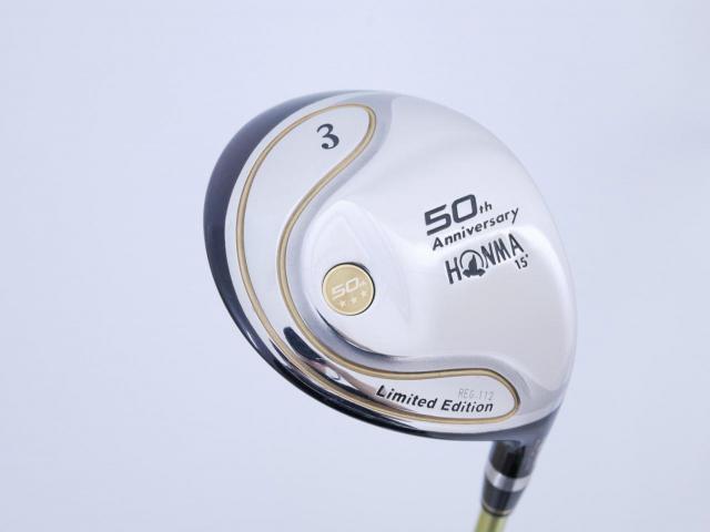 Fairway Wood : Honma : **ก้าน 3 ดาว** หัวไม้ 3 Honma 50th Anniversary (Limited Edition) Loft 15 ก้าน ARMRQ Flex S (3 ดาว)