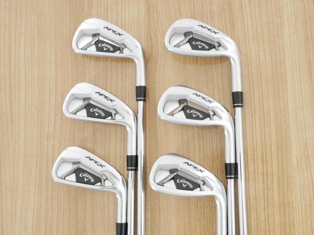 Iron set : Callaway : ชุดเหล็ก Callaway APEX Forged (รุ่นปี 2022) มีเหล็ก 5-Pw (6 ชิ้น) ก้านเหล็ก NS Pro ZELOS 8 Flex S