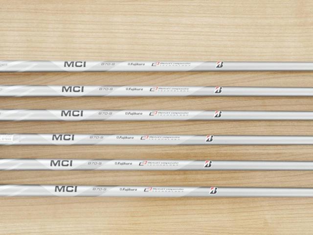 Iron set : Bridgestone : ชุดเหล็ก Bridgestone 222CB+ Forged (ออกปี 2022 นุ่ม แน่น) มีเหล็ก 5-Pw (6 ชิ้น) ก้านกราไฟต์ Fujikura MCI B70 Flex S