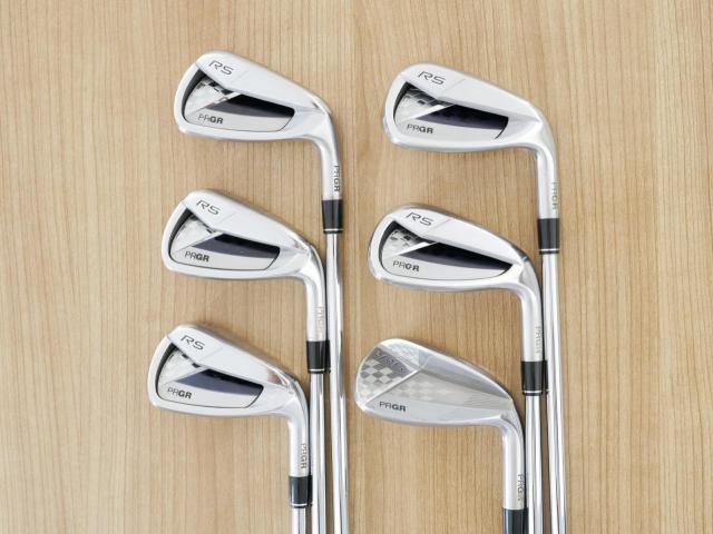 Iron set : PRGR : ชุดเหล็ก PRGR RS Titanium Face (ออกปี 2017 ตีไกล) มีเหล็ก 6-Pw,Aw (6 ชิ้น) ก้านเหล็ก Dynamic Gold S200