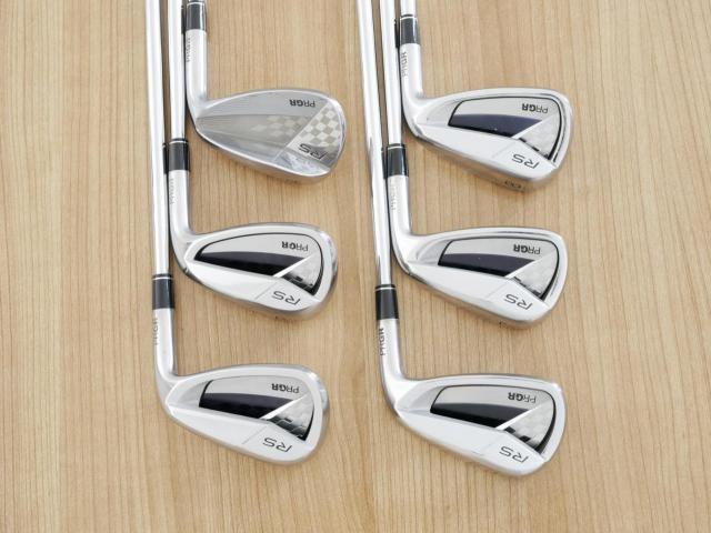 Iron set : PRGR : ชุดเหล็ก PRGR RS Titanium Face (ออกปี 2017 ตีไกล) มีเหล็ก 6-Pw,Aw (6 ชิ้น) ก้านเหล็ก Dynamic Gold S200